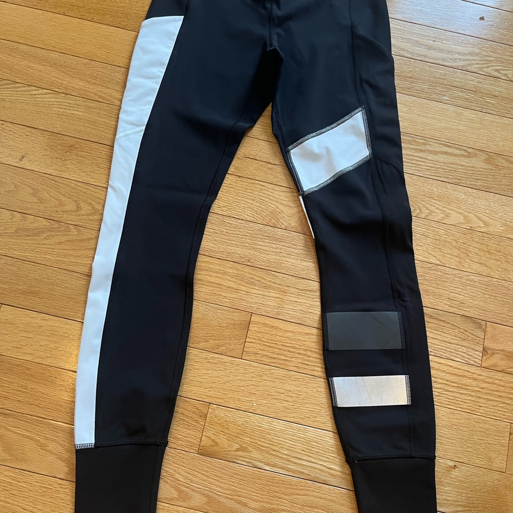 Black and White Athletic Pants
